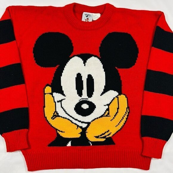 Vintage Mickey Mouse Knit Sweater - Picture 1 of 10